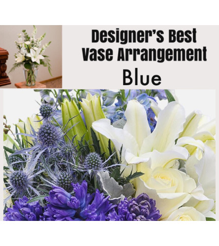 Blue Mix-Large Vase Arrangement