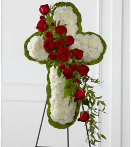 Standing Floral Cross