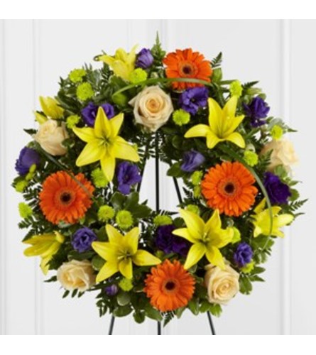 Radiant Remembrance Standing Wreath