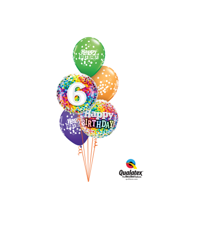 Great To Be 6 Classic Balloon Bouquet