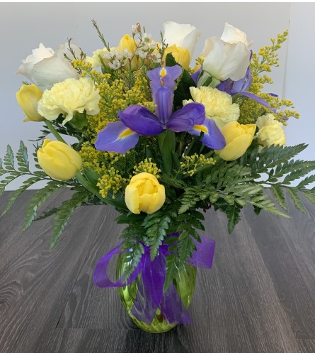 Yellow & Purple Blooms
