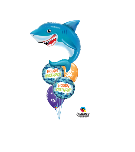 Jawsome Birthday Cheerful Balloon Bouquet