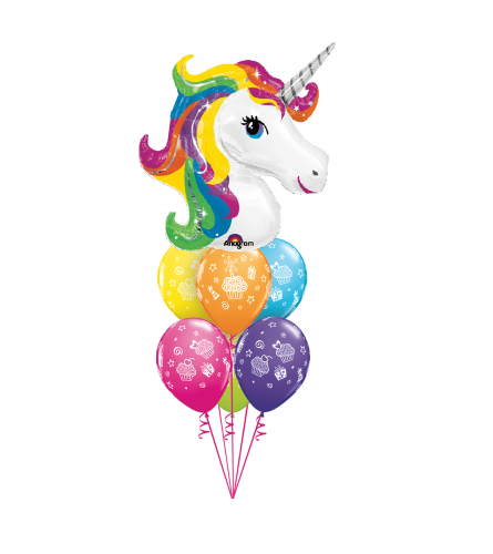 Unicorn Wishes Awesome Balloon Bouquet