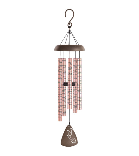 30" Sonnet Windchime - Memories - Rose Gold