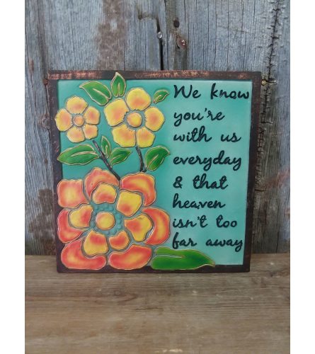 Plaque "We Know"