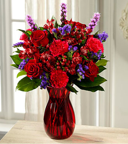 The FTD Love Is Grand Vase Arrangement