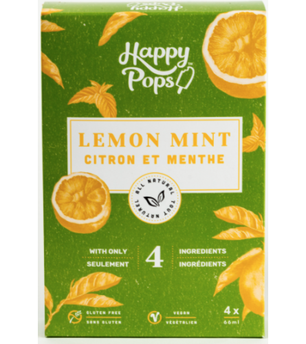 Happy Pops™ (Lemon Mint/Citron et Menthe)