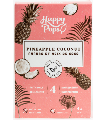 Happy Pops™ (Pineapple Coconut/Ananas Et Noix De Coco)