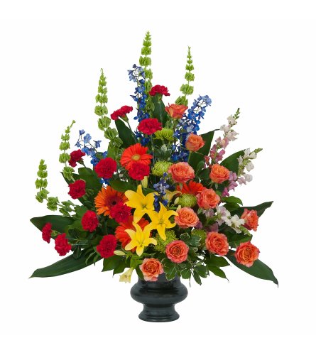 Colorful Treasured Celebration Urn