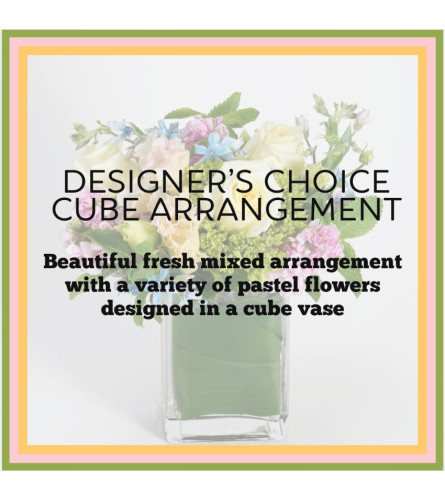 Cube Arrangement-Pastel