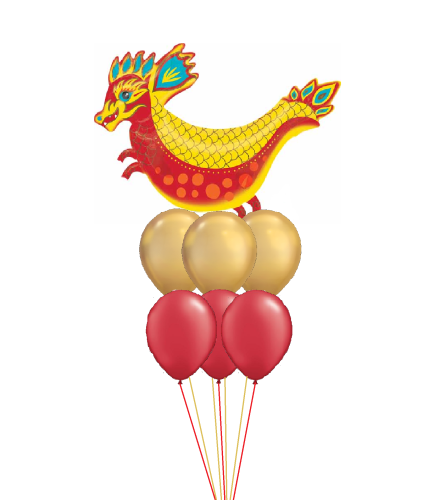 Lucky Dragon Awesome Balloon Bouquet