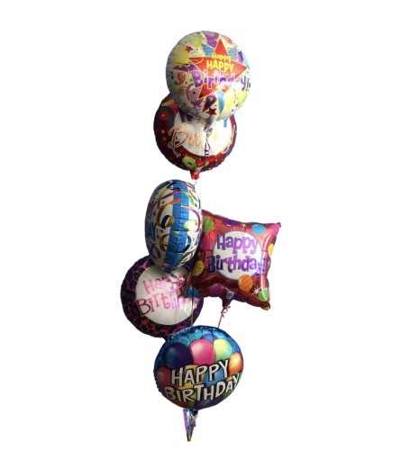 Birthday balloons bouquet