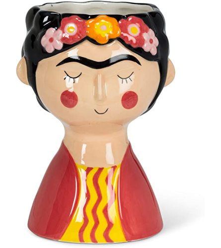 Frida Kahlo Flower Pot (med)