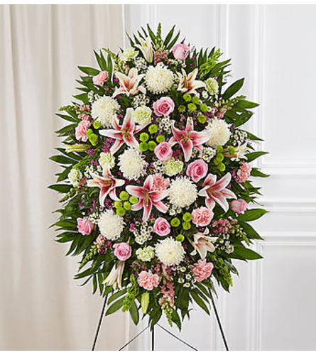 Multicolor Pastel Sympathy Standing Spray