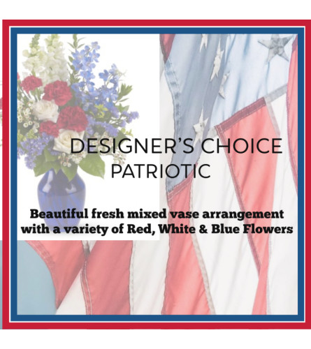 Red, White & Blue-Patriotic