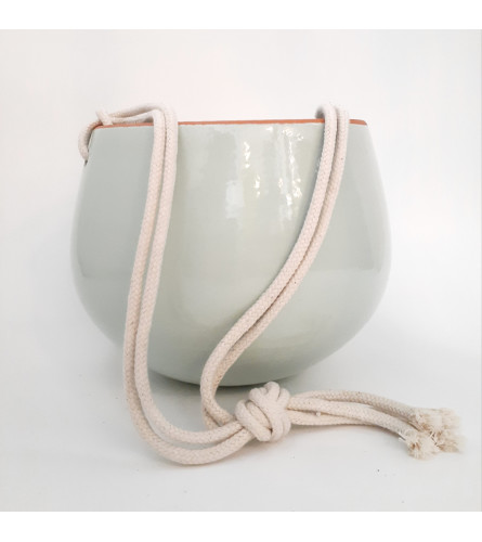 Pistachio Hanging Pot