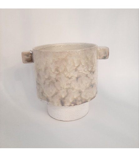 Mother of Pearl Style Pot