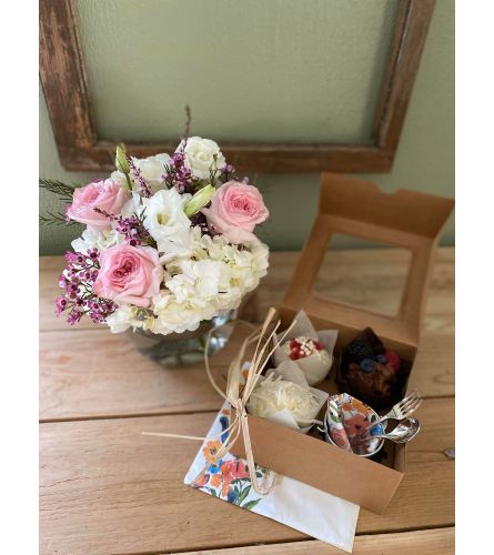 Garden Roses and Gourmet Cupcakes