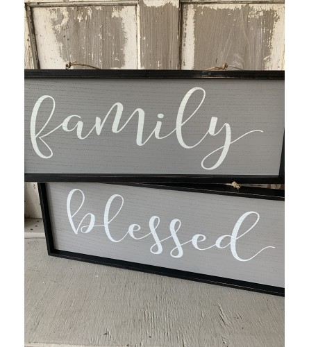 Two-Sided Farmhouse Sign