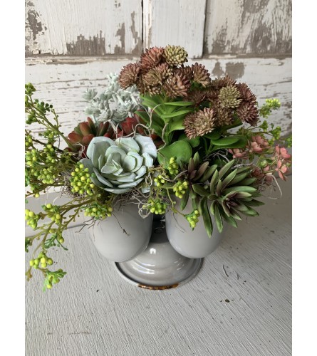 Triple Succulent Vase