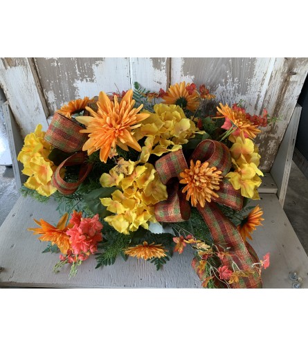 Yellow Silk Fall Cemetery Saddle