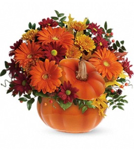 Teleflora's Country Pumpkin Arrangement