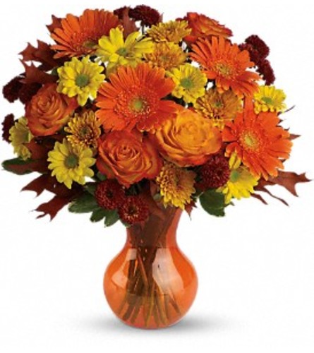 Teleflora's Forever Fall Days Vase Arrangement