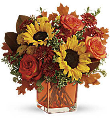 Teleflora's Hello Autumn Vase Arrangement