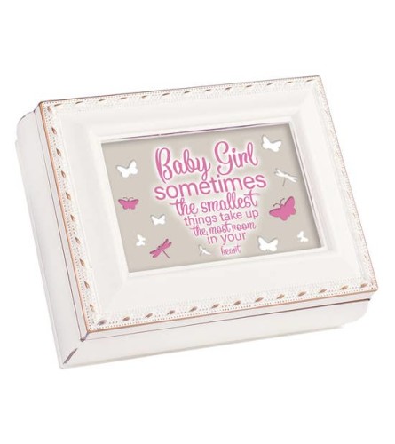 Baby Girl Keepsake Box