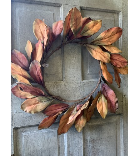 Autumnal Magnolia Fall Wreath