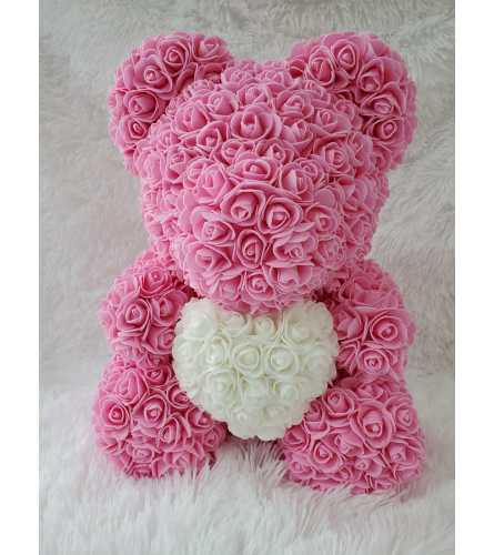 Rose Bear Glamour Heart