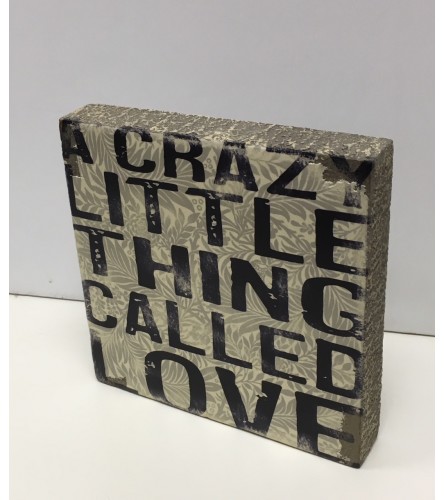 Crazy Love Block Art I