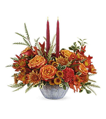 Bountiful Blessings Candle Centerpiece