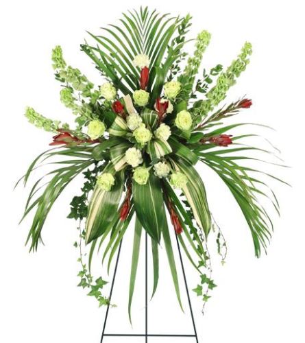 Final Flight Standing Casket Spray