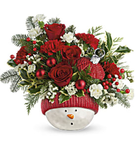 Snowman Ornament Bouquet