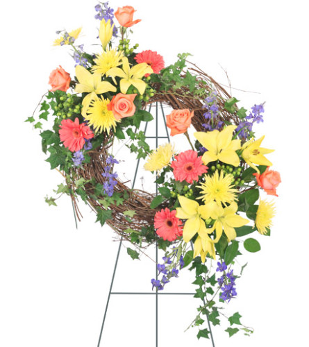 Celebration of Life Standing Wreath