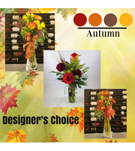 Autumn Bud Vase Arrangment