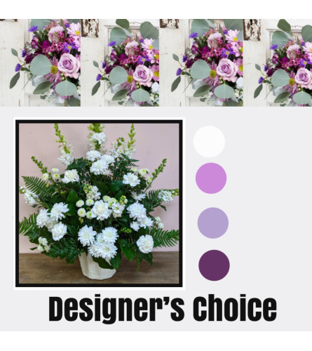 Lavender/Purple Mix-Traditional Sympathy