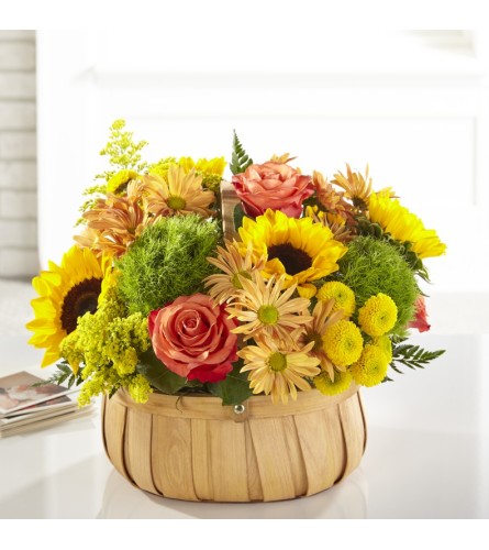 FTD's Harvest Sunflower Basket