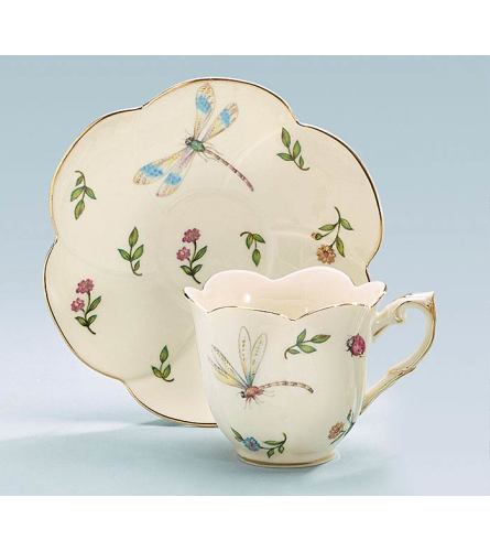 Morning Meadows Teacup with saucer