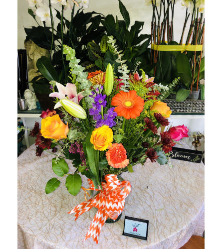 Thank you Autumn - Deluxe. An arrangement by Sonia's Florist.