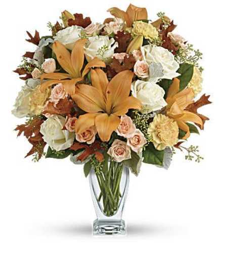 Falling Into Love. An arrangement by Brickell Glamour Flowers.