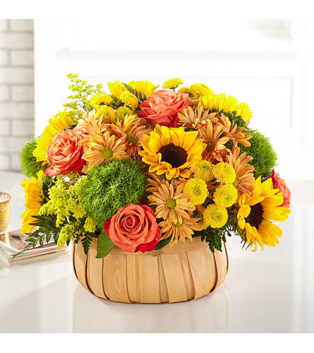 THE HARVEST SUNFLOWER BASKET