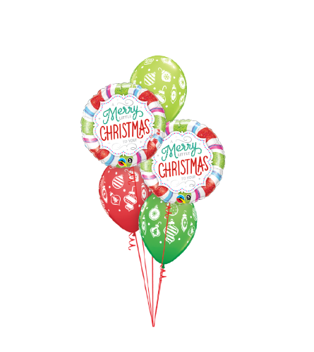 Merry Little Christmas Classic Balloon Bouquet