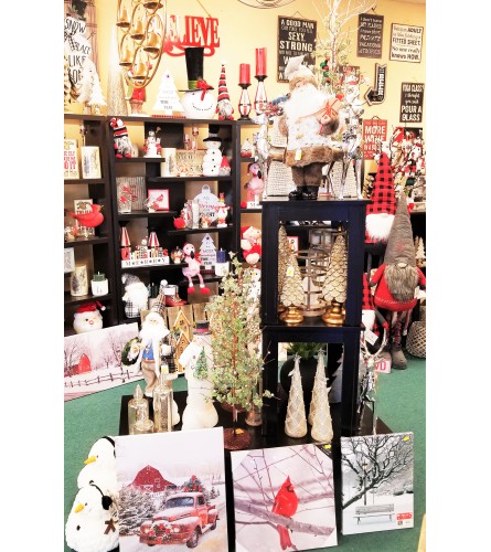 Christmas in the Gift Shop!  Christmas products available!