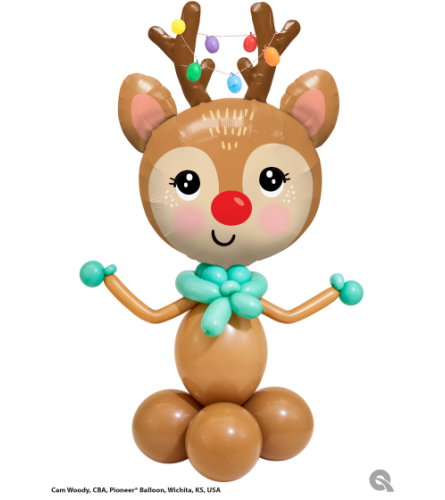 Shine Bright! Reindeer Super Safari Balloon Buddy