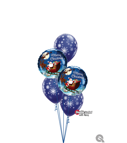 Holiday Magic Classic Confetti Balloon Bouquet