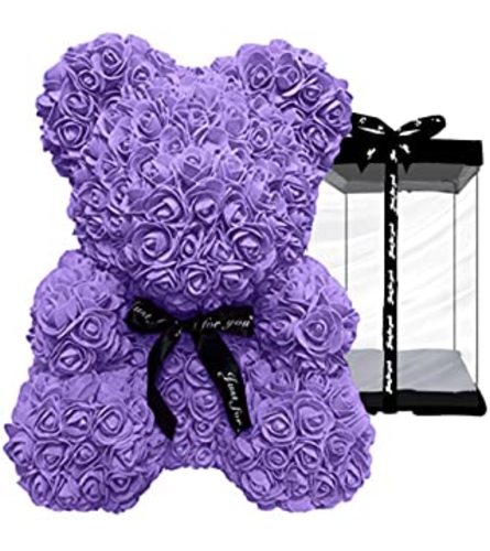 Purple foam Bear Gift Boxed