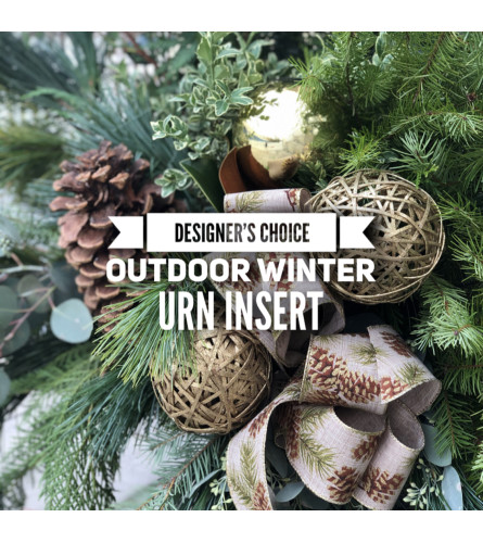 Outdoor Winter Urn Insert