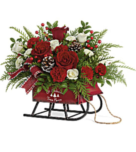 TF Teleflora's Sleigh Bells Bouquet